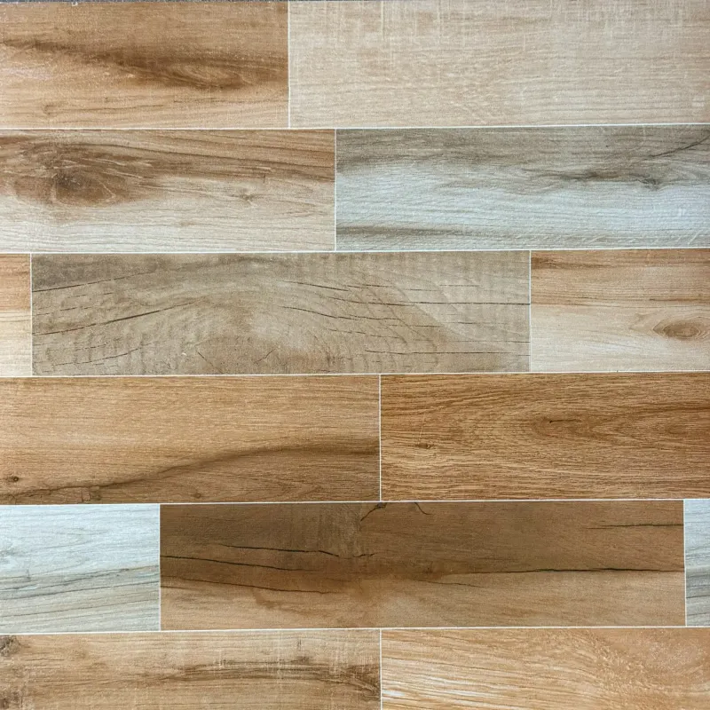 Carrelage imitation parquet multi-tons 40x40 – Z-2374