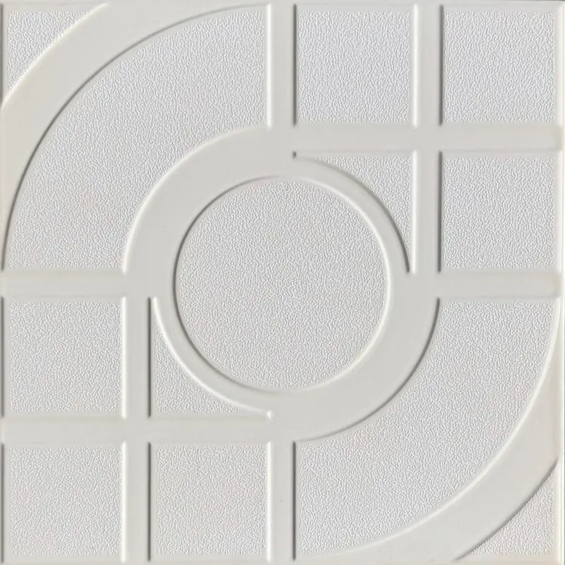 Carrelage extérieur relief géométrique blanc 30x30 – ARC-102