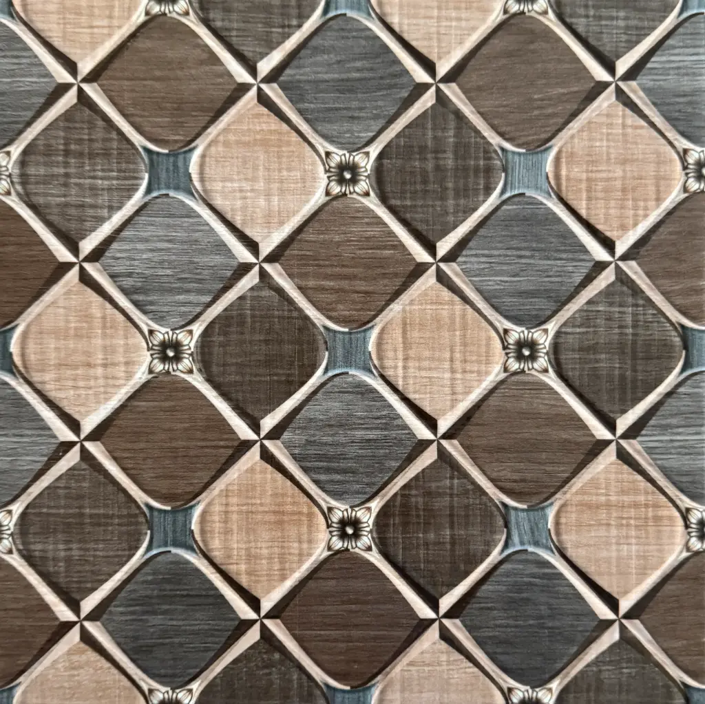 Carrelage décor relief losange bois 30x30 – LCS-12 (70013)
