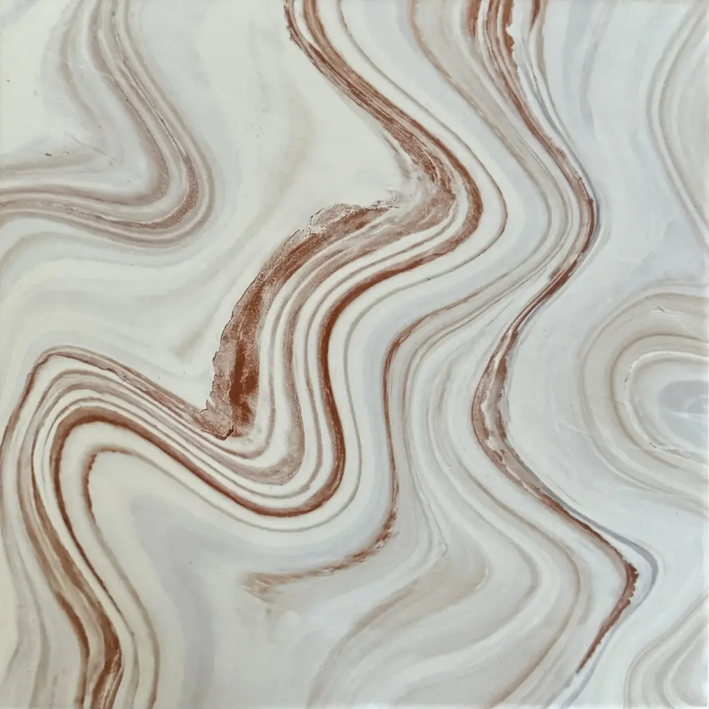 Carrelage effet marbre blanc veiné cuivre 30x30 – LQ-004