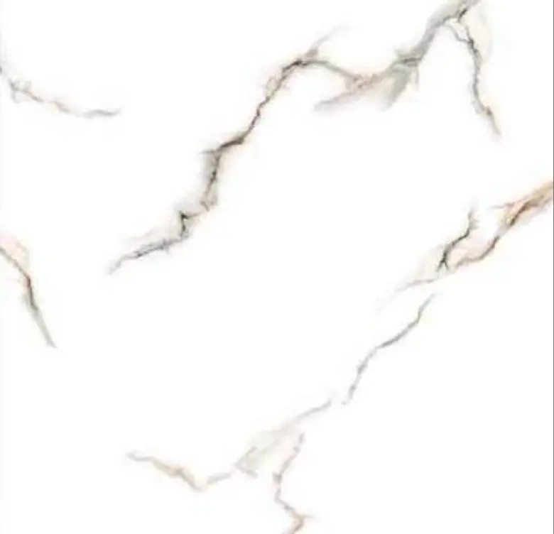 Carrelage marbré blanc veiné or 60x60 – 11048