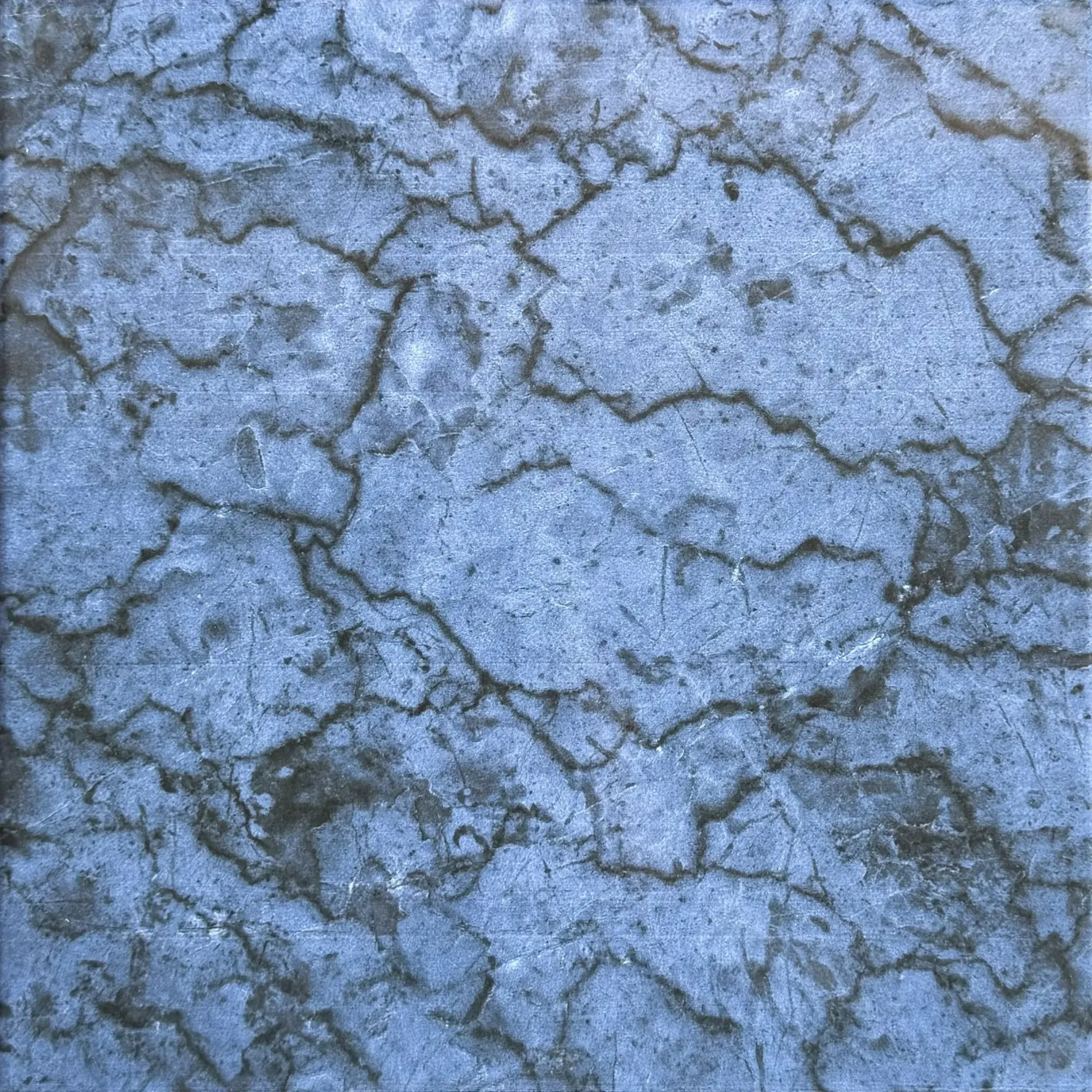 Carrelage marbré bleu craquelé 30x30 – F-415
