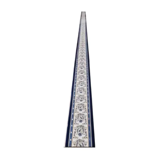 [2733] Plafond PVC décoratif floral bleu – 200x7x5950 mm
