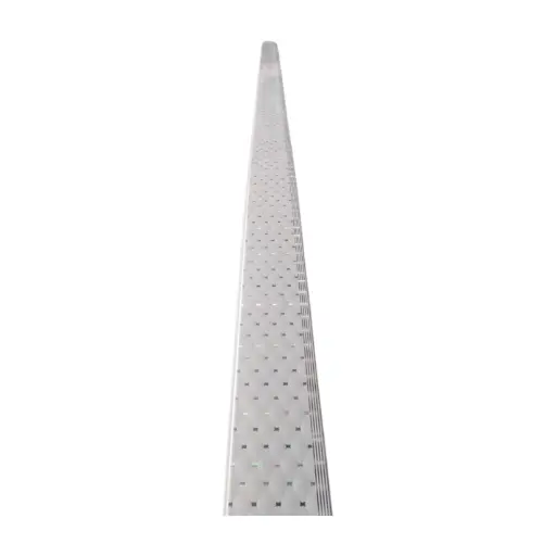 [2735] Plafond PVC décoratif losange blanc – 200x7x5950 mm